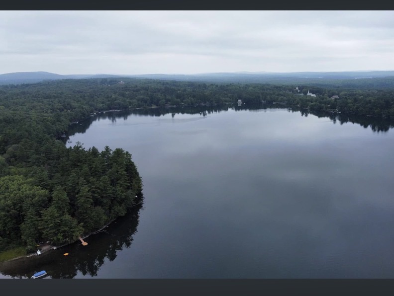 Aerial view of Cochnewagon Lake